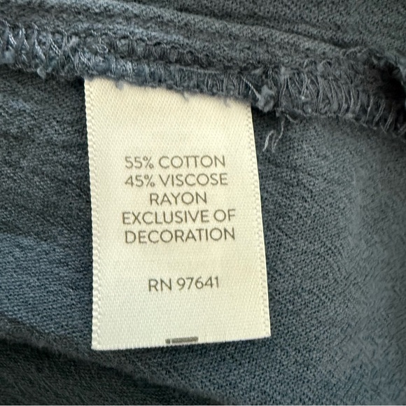 J. Jill Blue Blouse with Floral Embroidery - Picture 4 of 4